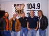 In the Rock 104.9 (WWRT) Studio with our new friend Ron
