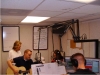 In the Rock 104.9 (WWRT) Studio performing an acoustic version of 
