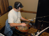Randy Kohrs tracking The Speed Of Bluegrass at Blackbird Studios