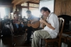 Andy Revkin performing Song for Lisa with Mike Marshall in Woods Hole, Mass., in 2008.