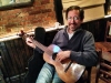 Andy Revkin with his newest, and oldest, guitar, a 1927 Martin 2-17.