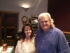 I was privileged to have Ricky Skaggs stop by the studio and listen in on our tracking session for my new Bluegrass project, 
